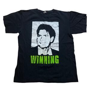 Vintage Charlie Sheen Winning T-Shirt Medium 2011
